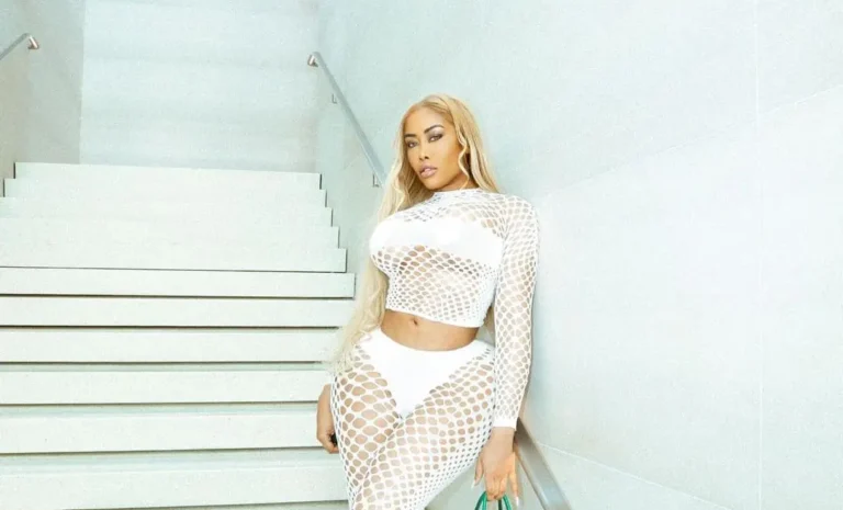 Moriah Mills in White Dress